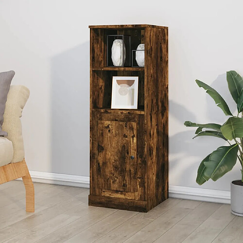 Vidaxl vidaXL Buffet Haut Chêne Fumé