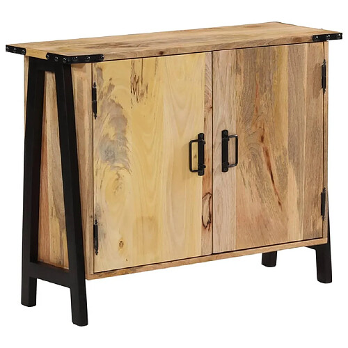 vidaXL Buffet 88x30x69 cm bois massif de manguier