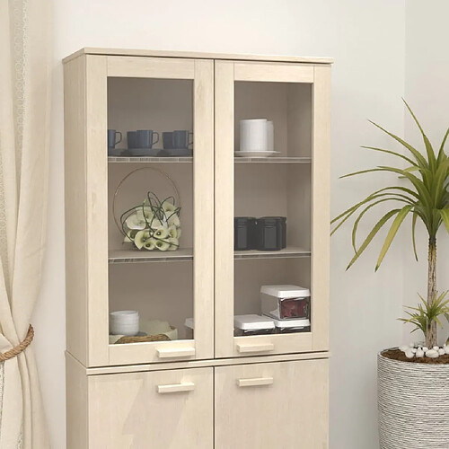 vidaXL Dessus de buffet HAMAR - Marron miel