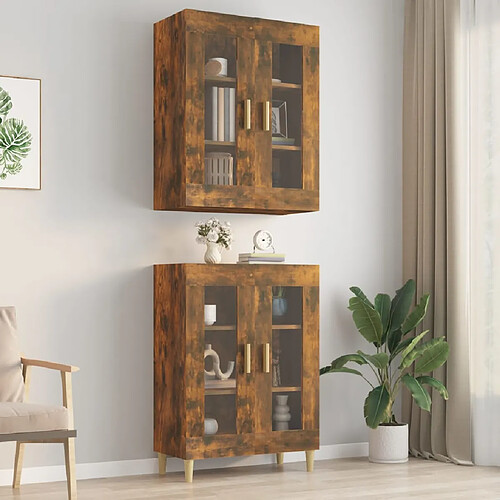 VIDAXL vidaXL MN817387 - Chêne fumé
