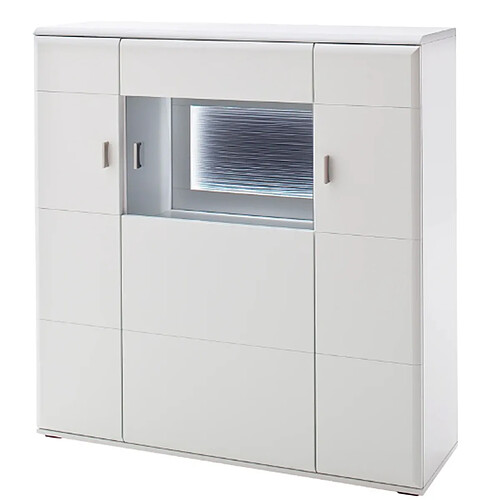 Pegane Buffet vaisselier - Blanc