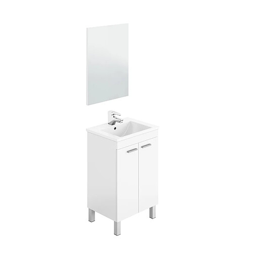 Alter Meuble sous-vasque - Blanc brillant