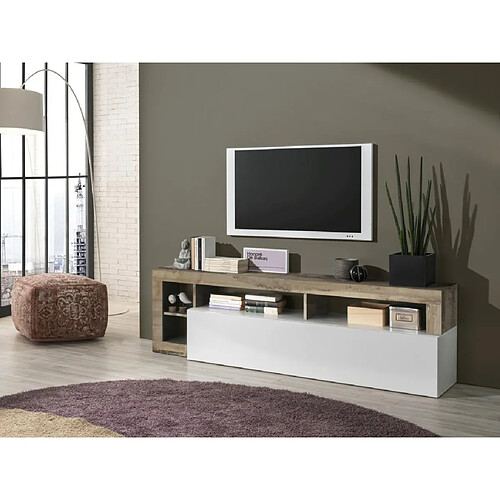 Vente-unique Meuble TV Sefro - chêne