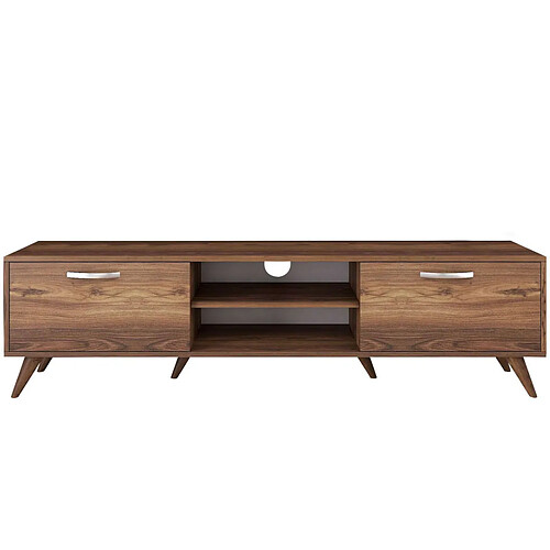 Hanah Home Meuble TV Noyer Bing