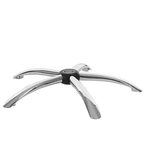 Mendler Pied de fauteuil de bureau - Gris