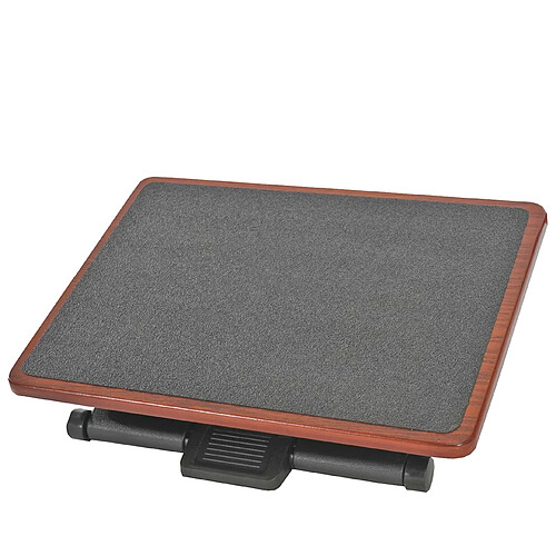 Mendler Repose-pied de bureau - Noir