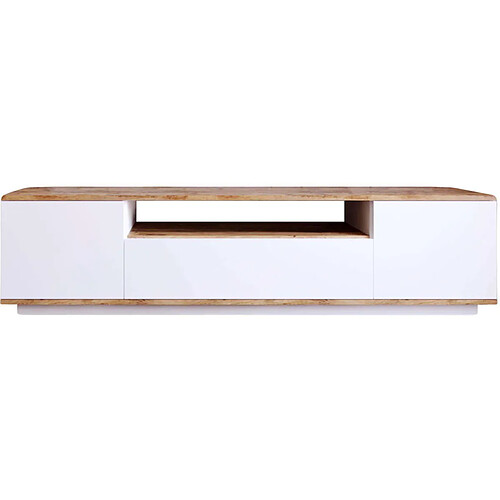 Hanah home Meuble TV mural - Blanc