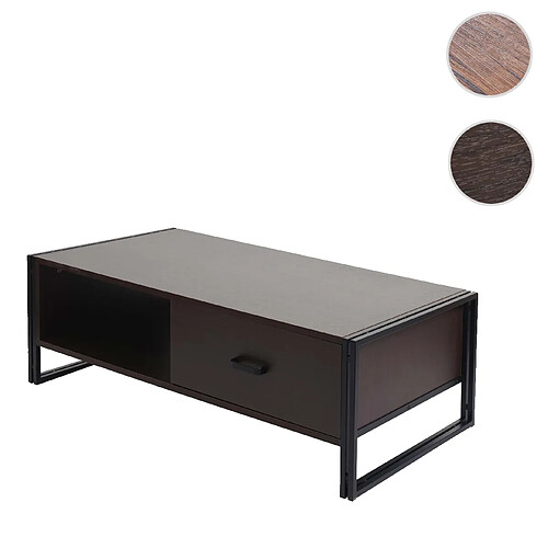 Mendler Table basse rectangulaire - Marron