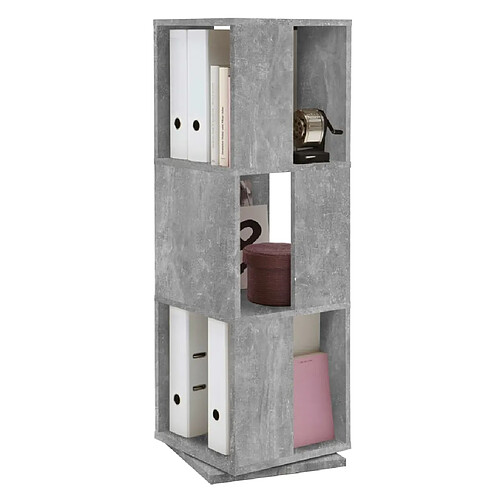 FMD Classeur rotatif - Gris béton