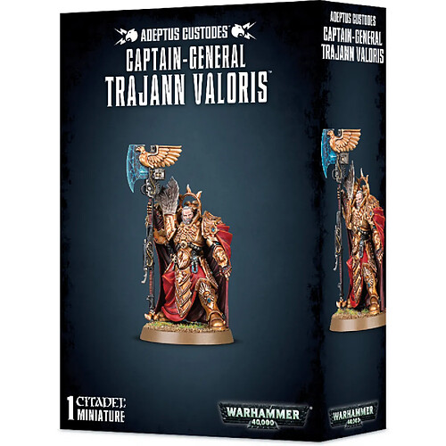 Games workshop figurine Warhammer 40,000 Adeptus Custodes Trajann Valoris