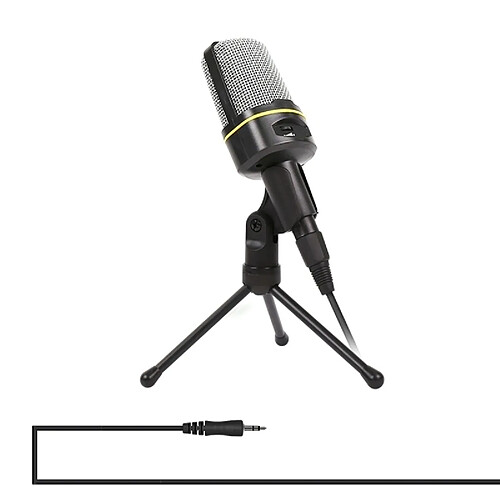 Wewoo Microphone à condensateur - Noir