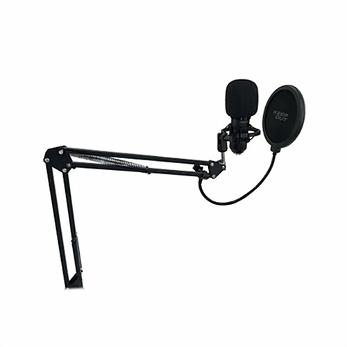 Keep out Microphone PC gamer - Noir
