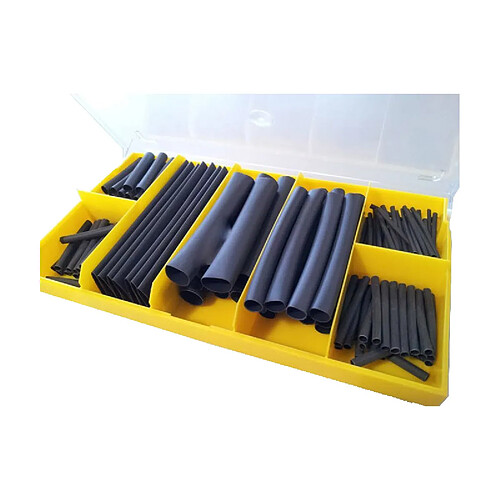 Kit de gaines thermorétractables - 127 pièces