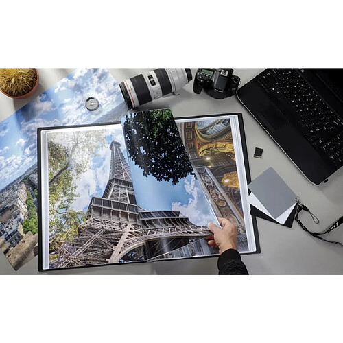 Rillstab Dossier de présentation A3 36 pochettes - Noir