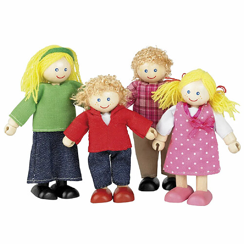 Tidlo Ensemble de poupées famille