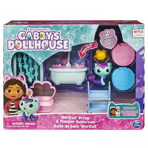 Spin master playset deluxe maison de poupée Gabby - Bleu