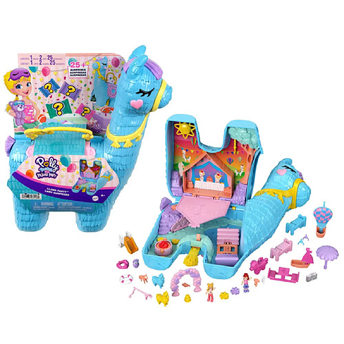 Mattel Polly Pocket coffret lama soirée pyjama
