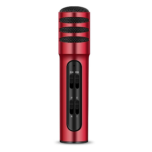 Wewoo Microphone à condensateur karaoké - Rouge