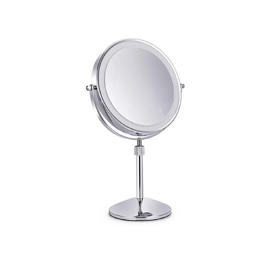 Miroir de maquillage lumineux pivotant