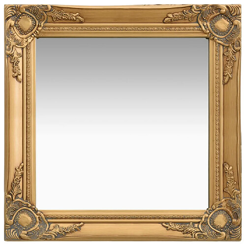 Decoshop26 Miroir mural baroque - Or
