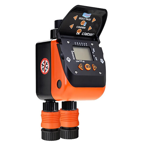 Programmateur nez de robinet 2 voies - 8410 - Aquadue Duplo Evolution - CLABER