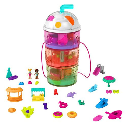 Polly pocket Coffret maison de poupée Smoothie - Multicolore