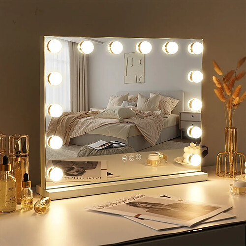 Fenchilin Miroir de maquillage - Blanc