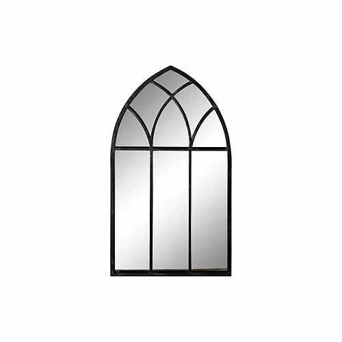 Dkd home decor Miroir mural métal - Noir