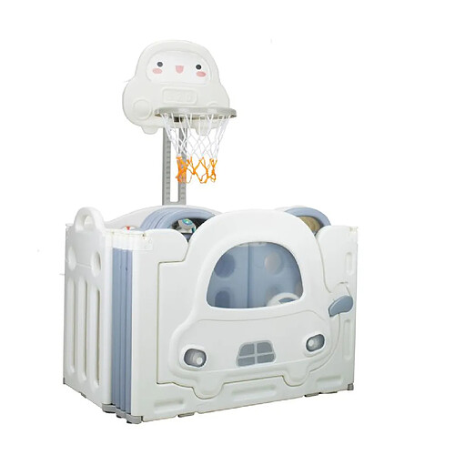 Asalvo Parc bébé Montessori - Blanc bleu