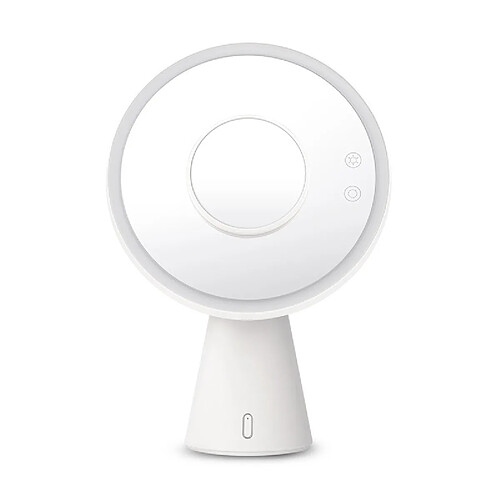 Yoghi Miroir salle de bain grossissant lumineux - Blanc