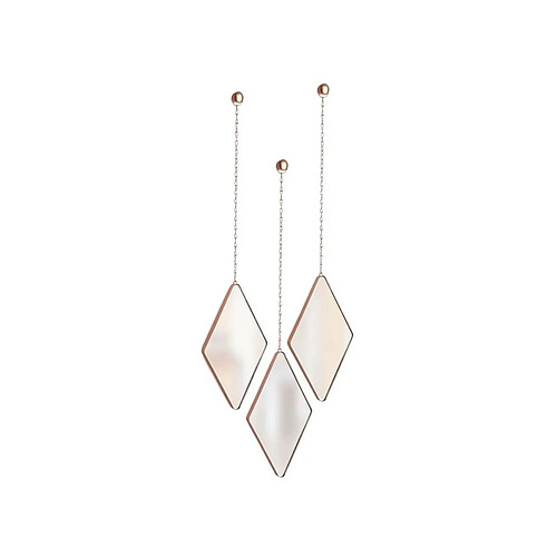 Umbra Miroir design suspendu Dima Cuivre