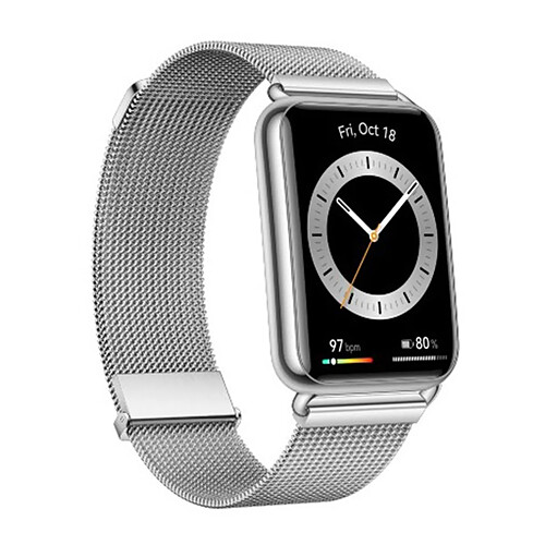 Huawei Montre Connectée Watch Fit 2 Elegant Bluetooth 5.2 avec GPS et Écran AMOLED Argent
