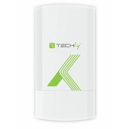 Techly Point d'accès Wi-Fi pour surveillance longue distance - 300 Mbit/s - 2,4 GHz