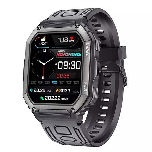 Yonis Montre Connectée Sport Étanche Cardio Podomètre