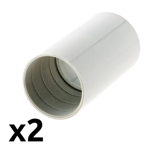 Zenitech Manchons IRL pour tube électrique Ø25 mm - Gris