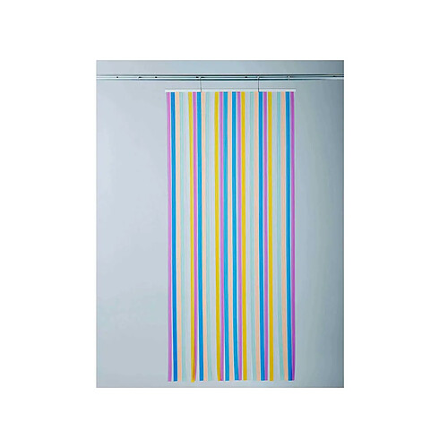 JARDIéco JARDIDECO Rideau de porte moustiquaire Tahiti 90x220 cm - Multicolore