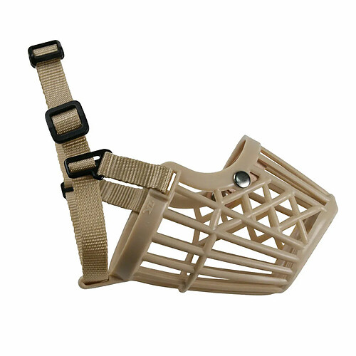 Gloria Muselière Beige Plastique Taille 4