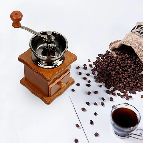 Moulin à café manuel en bois