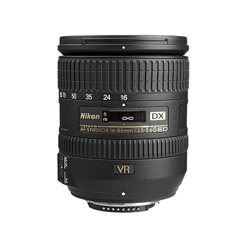 Nikon AF-S DX Nikkor 16-85mm f/3.5-5.6G ED VR f/22 - f/3.5
