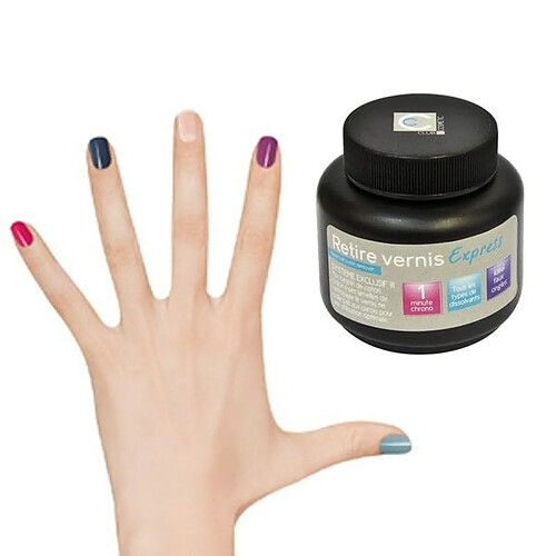Totalcadeau Pot retire vernis à ongles