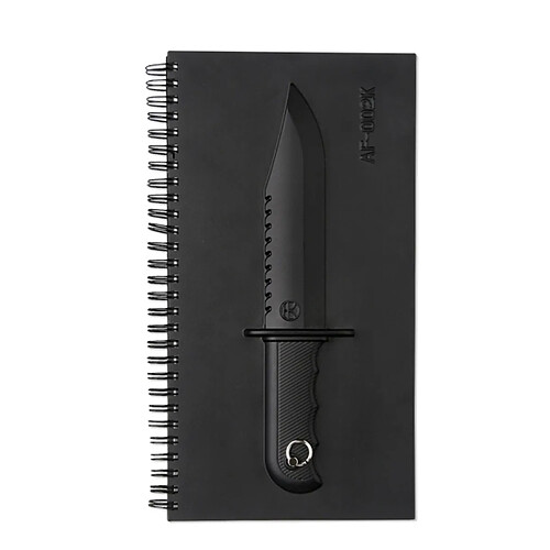 Totalcadeau Bloc-notes Luxe Couteau