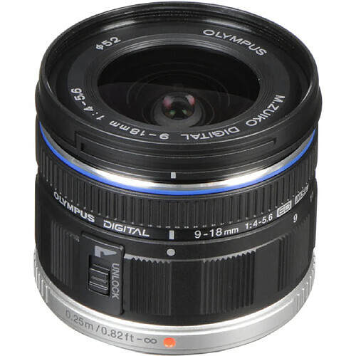 Olympus M.Zuiko Digital ED 9-18mm f/4-5.6 II F/4,5 - F/22