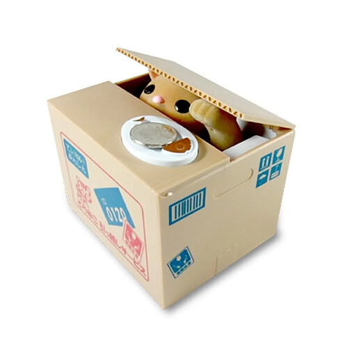 TOTALCADEAU Tirelire Chat Voleur - Automatique