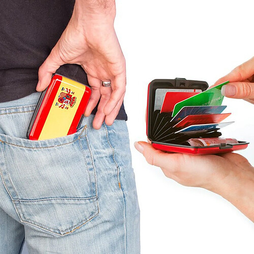 Totalcadeau Porte Cartes Drapeau Espagne