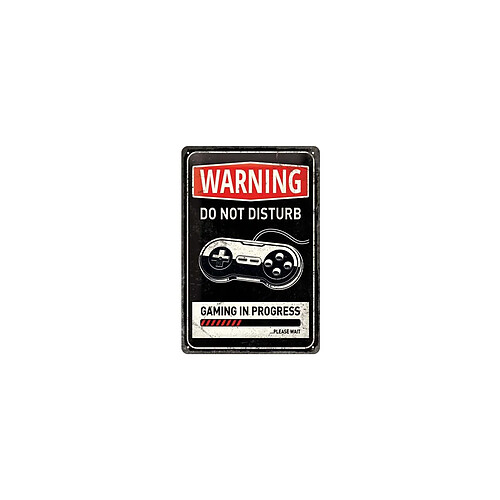 Nostalgic Art nostalgic_art Plaque Gaming in Progress