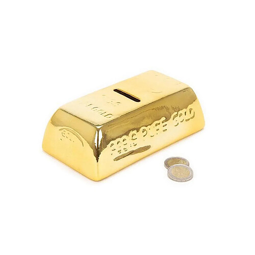 Nodshop Tirelire Lingot d'Or