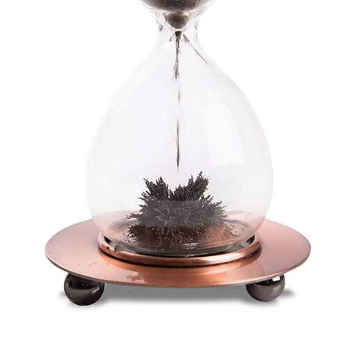 Totalcadeau Sablier Magnétique Verre et Bois