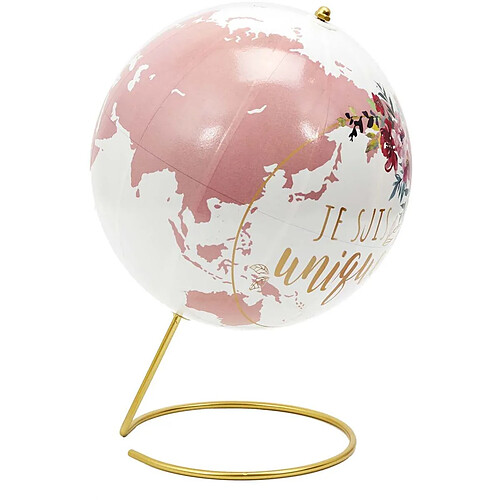 The Home Deco Factory Globe décoratif "Je suis unique"