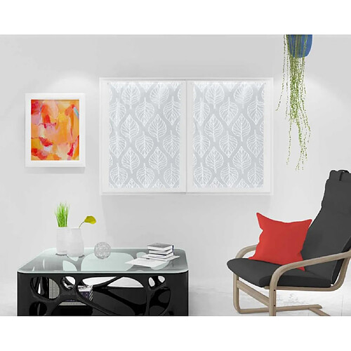 Soleil D'Ocre Paire Brise Bise Maud - Blanc - 60x90 cm