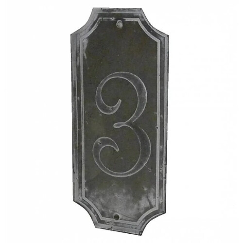 L'Héritier du Temps Plaque Numéro "3"